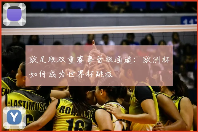 欧足联双重赛事晋级通道：欧洲杯如何成为世界杯跳板
