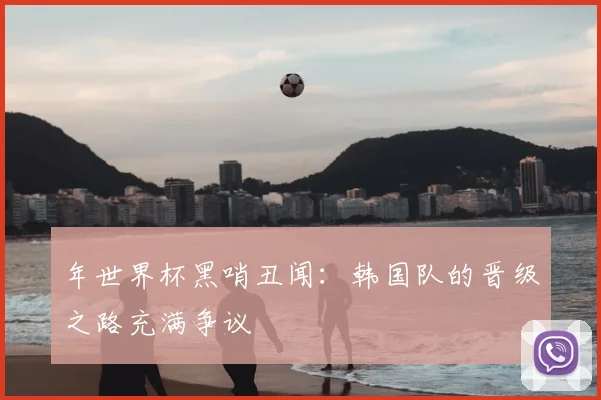 年世界杯黑哨丑闻:韩国队的晋级之路充满争议